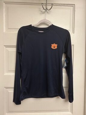 Columbia Auburn Tigers Navy Long Sleeve Performance Tee